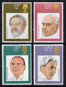 Great Britain 1980 British Conductors unmounted mint set of 4 SG 1130-33 (gutter pairs available price x 2)