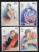Great Britain 1982 Europa - British Theatre set of 4 unmounted mint SG 1183-86 (gutter pairs available price x 2)