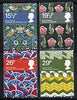 Great Britain 1982 British Textiles unmounted mint set of 4, SG 1192-95,(gutter pairs available price x 2)