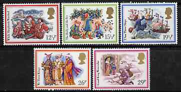 Great Britain 1982 Christmas - Carols set of 5 unmounted mint SG 1202-06
