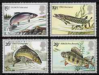Great Britain 1983 British River Fishes unmounted mint set of 4 SG 1207-10 (gutter pairs available price x 2)