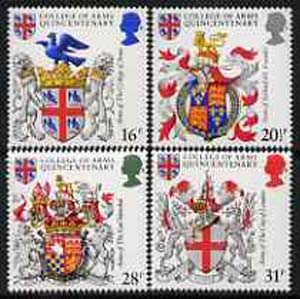 Great Britain 1984 College of Arms 500th Anniversary unmounted mint set of 4 SG 1236-39