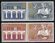 Great Britain 1984 Europa - 25th Anniversary of CEPT set of 4 unmounted mint, SG 1249-52 (gutter pairs available price x 2)
