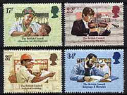 Great Britain 1984 British Council 50th Anniversary unmounted mint set of 4, SG 1263-66 (gutter pairs available price x 2)