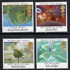 Great Britain 1985 Europa - British Composers set of 4 unmounted mint, SG 1282-85 (gutter pairs available price x 2)