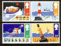 Great Britain 1985 Safety at Sea set of 4 unmounted mint, SG 1286-89 (gutter pairs available price x 2)