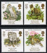 Great Britain 1986 Europa - Nature Conservation set of 4 unmounted mint, SG 1320-23