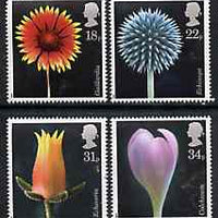Great Britain 1987 Flower Photographs set of 4 unmounted mint, SG 1347-50