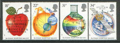 Great Britain 1987 Newton's Principles of Mathematics set of 4 unmounted mint, SG 1351-54