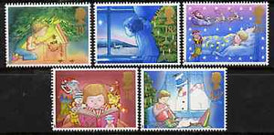 Great Britain 1987 Christmas set of 5 unmounted mint, SG 1375-79
