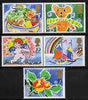 Great Britain 1989 Greeting Stamps unmounted mint set of 5 (ex booklet) SG 1423-27
