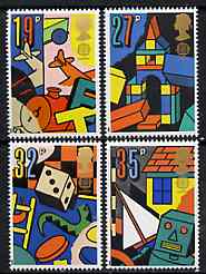 Great Britain 1989 Europa - Games & Toys set of 4 unmounted mint, SG 1436-39