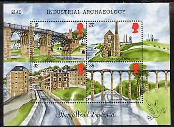 Great Britain 1989 Industrial Archaeology m/sheet unmounted mint SG MS 1444