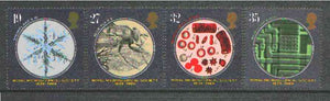 Great Britain 1989 Royal Microscopical Society 150th Anniversary set of 4 unmounted mint, SG 1453-56