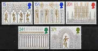 Great Britain 1989 Christmas - Ely Cathedral) set of 5 unmounted mint, SG 1462-66