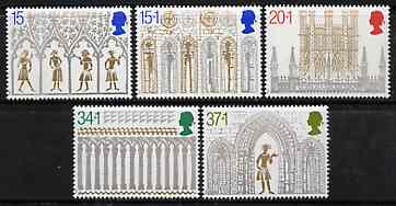 Great Britain 1989 Christmas - Ely Cathedral) set of 5 unmounted mint, SG 1462-66