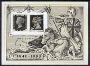 Great Britain 1990 'Stamp World 90' International Stamp Exhibition m/sheet unmounted mint SG MS 1501