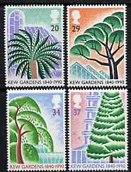 Great Britain 1990 Kew Gardens 150th Anniversary set of 4 unmounted mint SG 1502-05