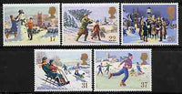 Great Britain 1990 Christmas set of 5 unmounted mint, SG 1526-30