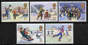 Great Britain 1990 Christmas set of 5 unmounted mint, SG 1526-30