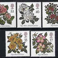Great Britain 1991 World Congress of Roses set of 5 unmounted mint SG 1568-72