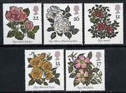 Great Britain 1991 World Congress of Roses set of 5 unmounted mint SG 1568-72