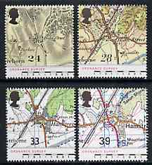Great Britain 1991 Bicentenary of Ordnance Survey set of 4 unmounted mint, SG 1578-81