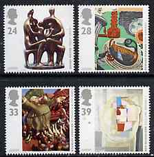Great Britain 1993 Europa - Contemporary Art set of 4 unmounted mint, SG 1767-70