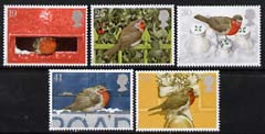 Great Britain 1995 Christmas - Robins set of 5 unmounted mint SG 1896-1900