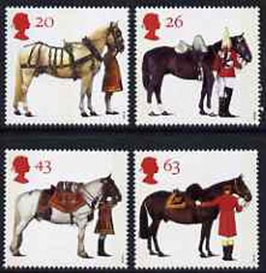 Great Britain 1997 All The Queen's Horses set of 4 unmounted mint SG 1989-92