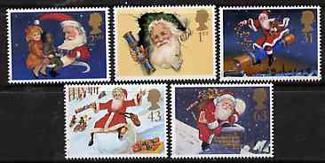 Great Britain 1997 Christmas set of 5 unmounted mint SG 2006-10*