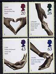 Great Britain 1998 50th Anniversary of National Health Service set of 4 unmounted mint, SG 2046-49*