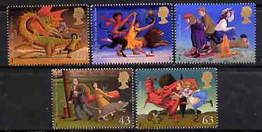 Great Britain 1998 Famous Children's Fantasy Novels set of 5 unmounted mint, SG 2050-54*