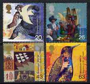 Great Britain 1999 Millennium Series #04 - the Settlers' Tale set of 4 unmounted mint, SG 2084-87*