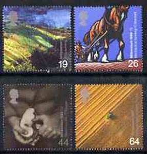 Great Britain 1999 Millennium Series #09 - the Farmers' Tale set of 4 unmounted mint SG 2107-10
