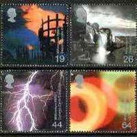 Great Britain 2000 Millennium Projects #02 - Fire and Light set of 4 unmounted mint SG 2129-32