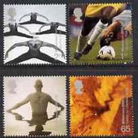 Great Britain 2000 Millennium Projects #10 - Body & Bone set of 4 unmounted mint SG 2166-69