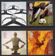 Great Britain 2000 Millennium Projects #10 - Body & Bone set of 4 unmounted mint SG 2166-69