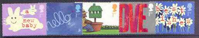 Great Britain 2002 Occasions - Greetings Stamps perf set of 5 unmounted mint SG 2260-64