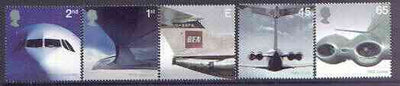 Great Britain 2002 Airliners - 50 Years of Jet Travel set of 5 unmounted mint SG 2284-88