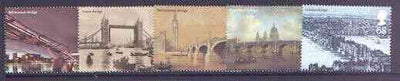 Great Britain 2002 London's Bridges perf set of 5 unmounted mint SG 2309-13