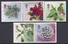 Great Britain 2002 Christmas - Plants self-adhesive set of 5 SG 2321-25