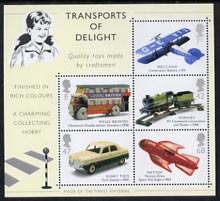 Great Britain 2003 Transport of Delight (Toys) perf m/sheet containing set of 5 values unmounted mint, SG MS 2402