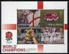 Great Britain 2003 Rugby - England World Champions m/sheet unmounted mint SG MS 2416