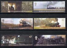 Great Britain 2004 Classic Locomotives perf set of 6 unmounted mint SG 2417-22