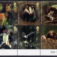 Great Britain 2004 Woodland Animals perf se-tenant block of 10 values unmounted mint SG 2479a