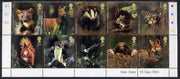 Great Britain 2004 Woodland Animals perf se-tenant block of 10 values unmounted mint SG 2479a