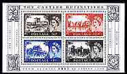 Great Britain 2005 50th Anniversary of First Castles definitive perf m/sheet unmounted mint