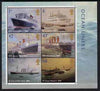 Great Britain 2004 Ocean Liners perf m/sheet containing set of 6 values unmounted mint