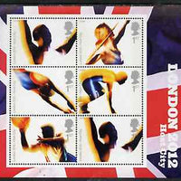 Great Britain 2005 London 2012 Host City for Olympic games perf m/sheet unmounted mint